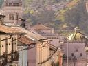 Rooftops and church domes.